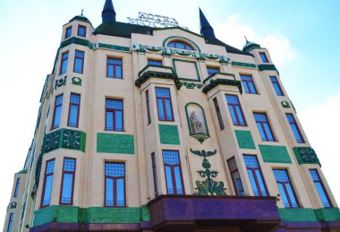 Sırbistan 'da Moskova Oteli Belgrad' ın merkezinde