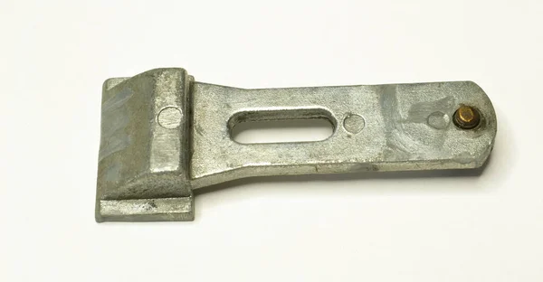 Gri arkaplanda klasik metal sürgü