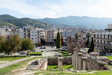 Selcuk, Türkiye; 11 Kasım 2021: Selcuk ilçesinde antik Roma kalıntıları