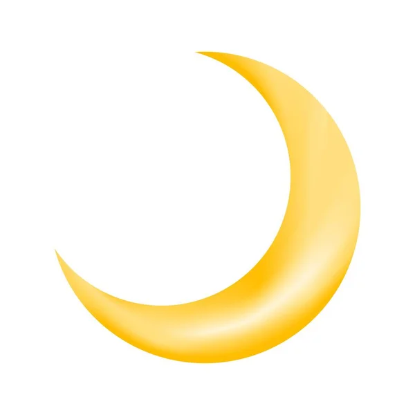 Luna Oro Ramadan — Vettoriale Stock