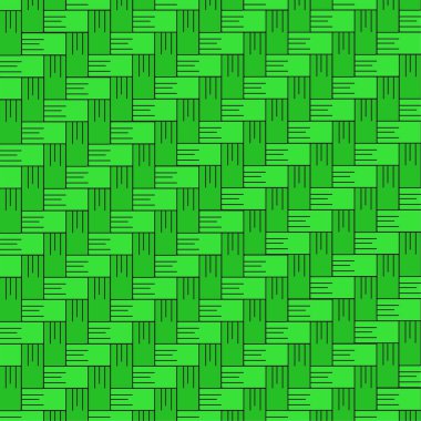 Duvar dekorasyonu, geleneksel dokuma bambu