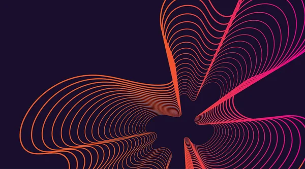 soyut arkaplan vektörü, çizgi dalgası