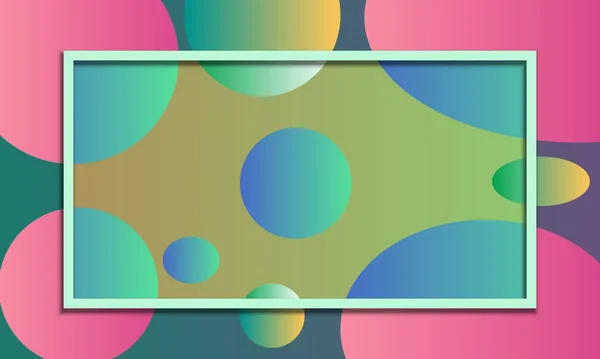 Абстрактный Вектор Фона Красочные Пузыри — стоковый вектор
