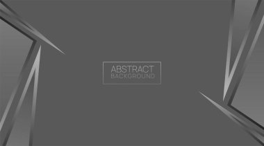 soyut arkaplan, gri ve üçgen şekil, vektör tasarımı