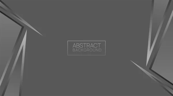 Abstraktní Pozadí Šedý Trojúhelníkový Tvar Vektorový Design — Stockový vektor