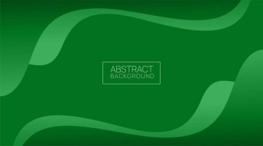 asgari soyut arkaplan, yeşil dalgalar