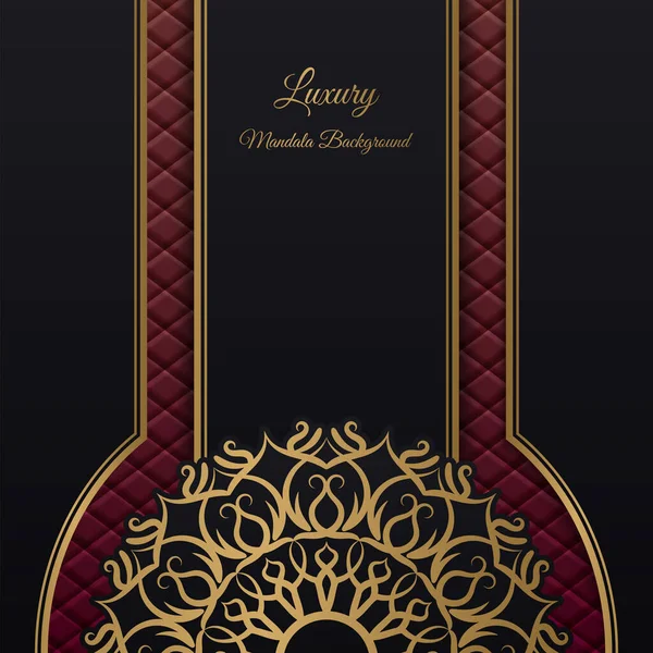 lüks mandala arka planı, siyah ve kırmızı