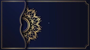 Canlandırılmış video, dönen süs mandala