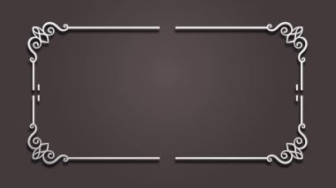 Canlandırılmış video, dönen süs mandala