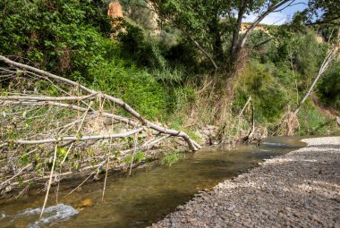 Kötü bakımlı nehirler, her şey selde yok olur.. 