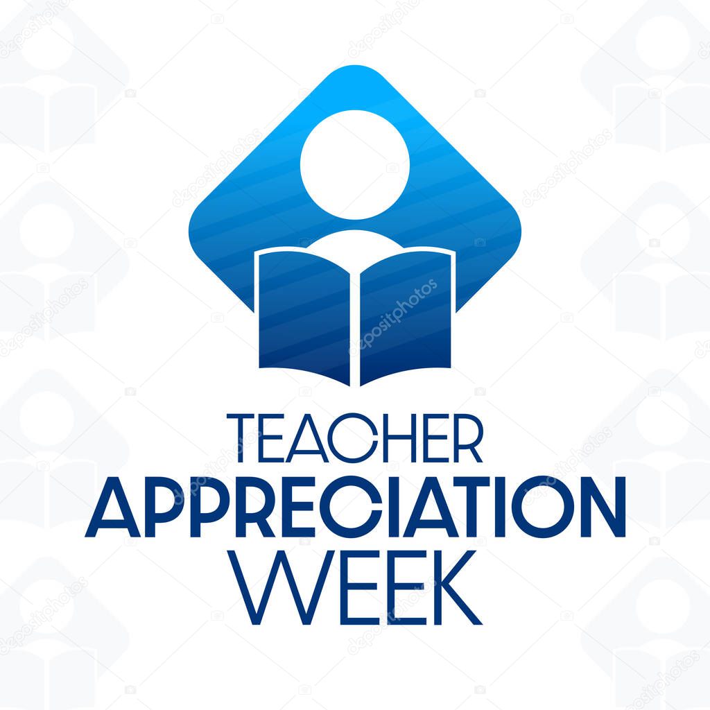 Teacher Appreciation Week. Vector illustration. Holiday poster