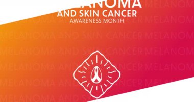 May is Melanoma and Skin Cancer Awareness Month. HD, 4K footage. Motion design holiday animation. 