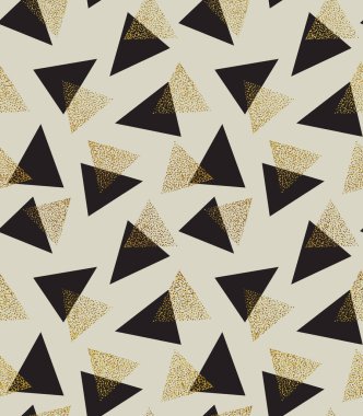 Kusursuz Geometrik Foil Üçgen Deseni ışık arkaplanlı