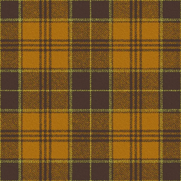 Seamless Brushed Fabric Plaid Pattern — Zdjęcie stockowe