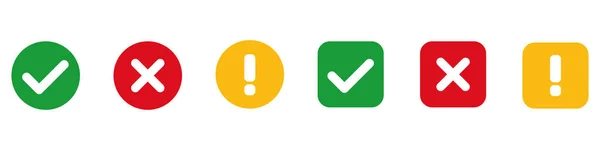 İşaretle ve x simgesini ayarla. Basit web düğmeleri. Kontrol ve x işaretleri veya doğrulama. Yuvarlak kontrol işareti.