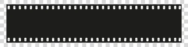 Film şeridi izole vektör simgesi. Film şeridi simgesi ile geçmişe dönük resim. Film şeridi. Şeffaf üzerinde video kaset film şerit çerçeve vektörü