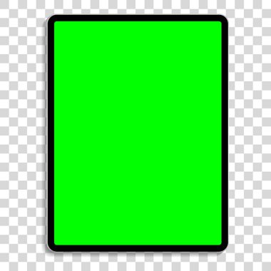 Device ipad pro for illustrators on white background