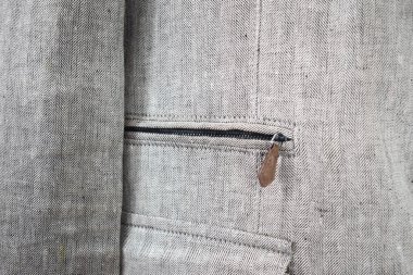 Lüks erkek kıyafetleri ve farklı malzemeler.