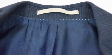 Lüks erkek kıyafetleri ve farklı malzemeler.