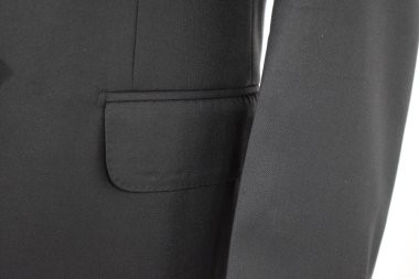 Lüks erkek kıyafetleri ve farklı malzemeler.