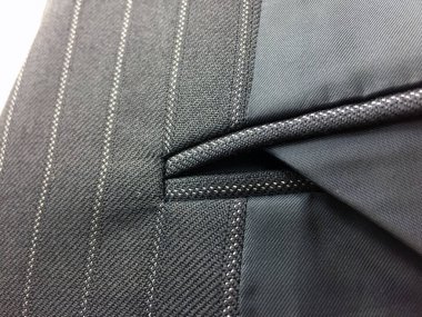 Lüks erkek kıyafetleri ve farklı malzemeler.