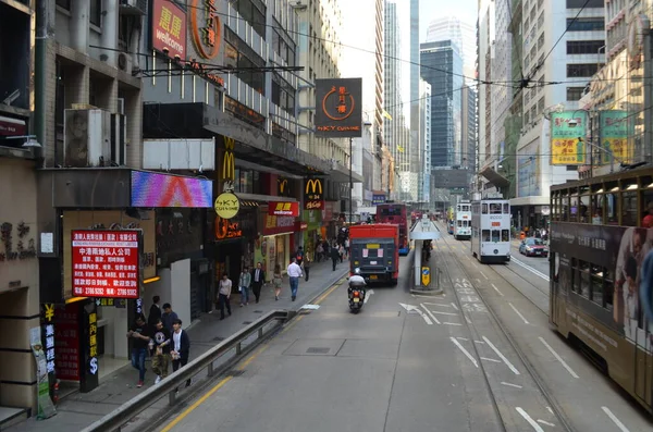 Δρόμοι Του Χονγκ Κονγκ — Φωτογραφία Αρχείου