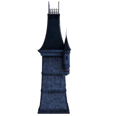 3D kale kulesini izole et