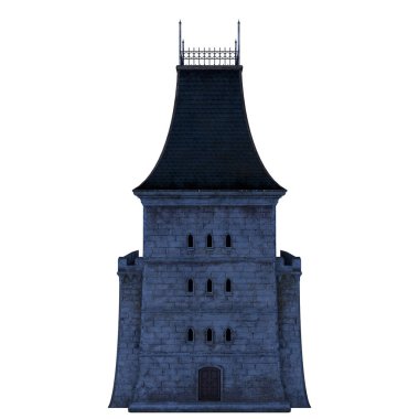 3D kale kulesini izole et