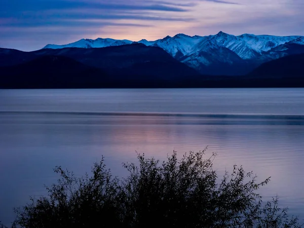 Beautiful Landscaoe Mountains Sunset Patagonia Argentin — Stock Photo, Image