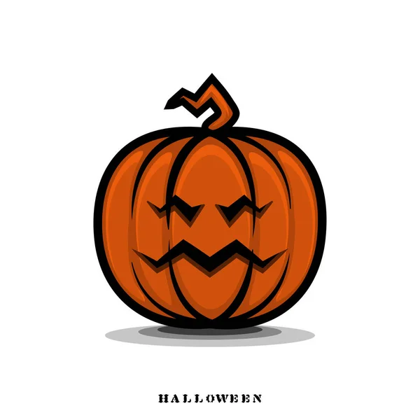 Monster Pumpkin Karikatura Halloween Vektor 005 — Stockový vektor