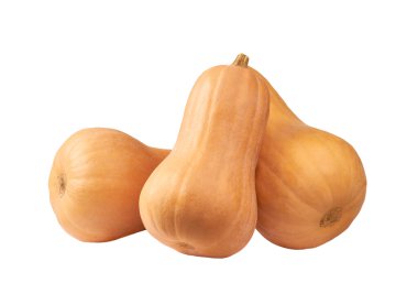 Beyaz bir arka planda izole edilmiş bir avuç olgun tereyağlı ezme..