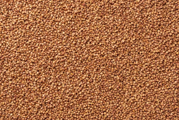 Buckwheat Porridge Background Close Top View — Stockfoto