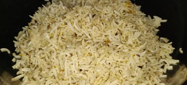 Melihat Dari Dekat Nasi Goreng Yang Lezat — Stok Foto