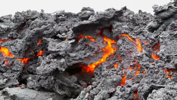 Lava Flows Big Island Hawaii — Wideo stockowe