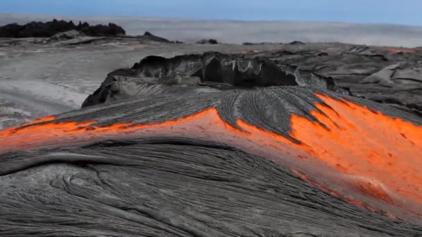 Lava Flows Big Island Hawaii — Vídeo de Stock