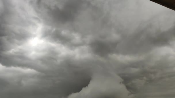 Time Lapse Video Sky Dark Cloud Rain Coming Rain — Stok Video