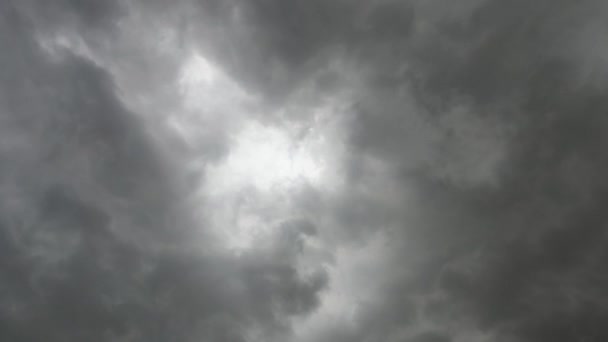 Time Lapse Video Sky Dark Cloud Rain Coming Rain — Wideo stockowe