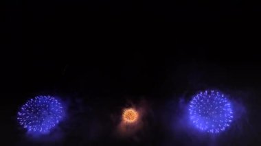 4 Temmuz, Noel ve Yeni Yıl gibi özel günlerde gece gökyüzünü aydınlatan göz kamaştırıcı havai fişek gösterisini tecrübe edin. Bu yüksek çözünürlüklü video canlı renk ve desenleri yakalar.