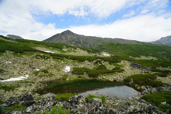 Fascinante Caminhada Verão Buryatia Lago Montanha — Fotografia de Stock