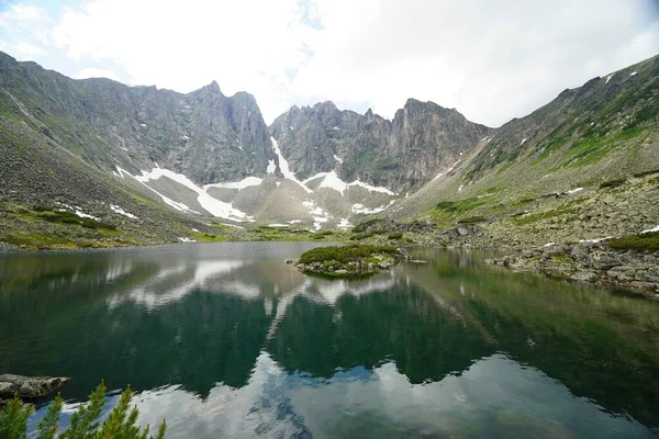 Fascinující Letní Túra Buryatii Horské Jezero — Stock fotografie