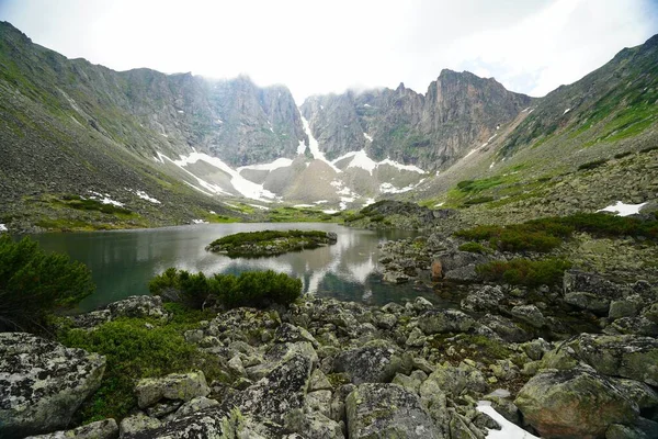 Fascinante Caminata Verano Buriatia Lago Montaña —  Fotos de Stock