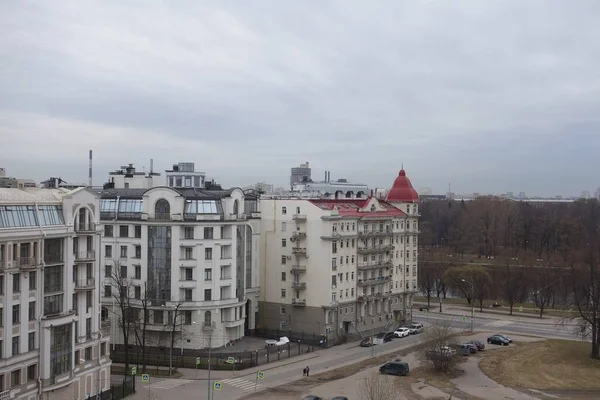 Panoramic View Residential Buildings Krestovsky Island — Stock Photo, Image