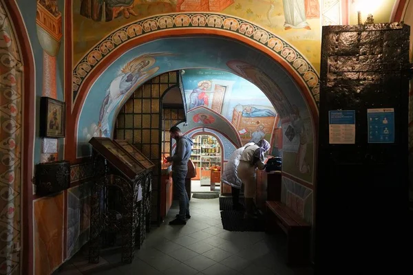 Церква Василя Великого Пагорбі Пам Ятник Історії Архітектури — стокове фото