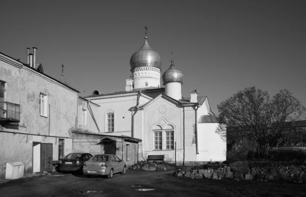 Zanitsa Daki Varlaam Khutynsky Kilisesi Tarih Mimarlık Anıtı — Stok fotoğraf