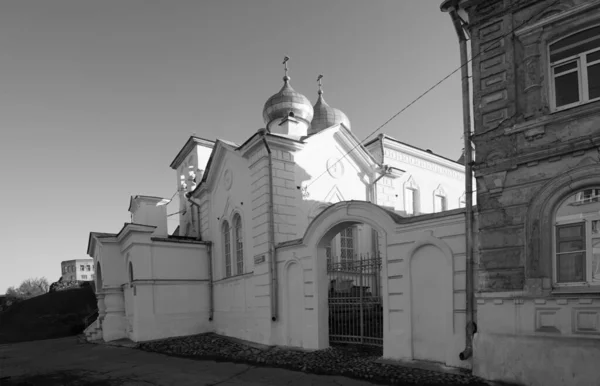 Церковь Варлаама Хутынского Занице Памятник Истории Архитектуры — стоковое фото