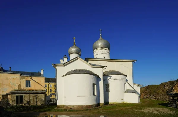 Church Varlaam Khutynsky Zanitsa Monument History Architecture — Stock Photo, Image