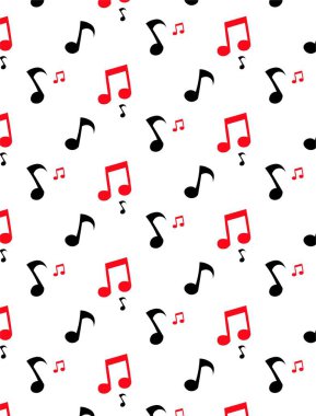 Müzikal notalarla kusursuz bir düzen. Müzik düzeni