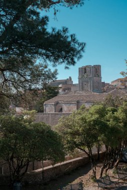 Beautiful views of the town of erice in Trapani, Sicily
