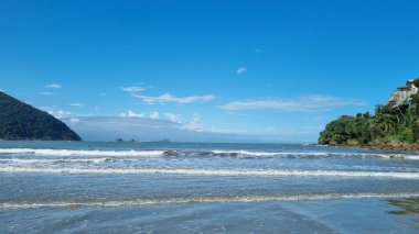 Praia de Iporanga no Guaruj em So Paulo