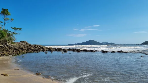 Praia Pedro Guaruj Paulo — Stockfoto